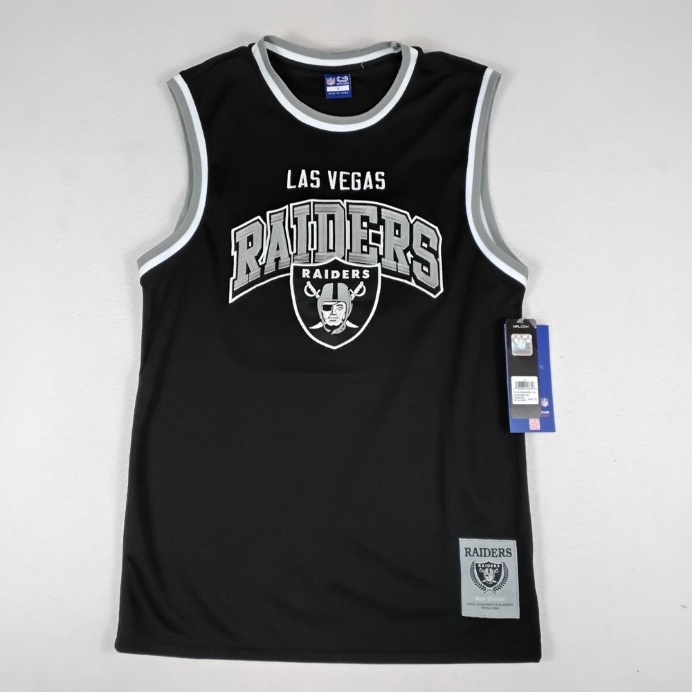 Las Vegas Raiders Ultra Game Mens S Sleeveless Jersey NFL Black QXMH408SLV NWT